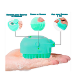 Escova Porta Shampoo de Banho Pet