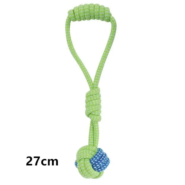 Brinquedo Interativo para Cães, Corda de Algodão, Bola e Escova de Dentes para Cães Grandes e Pequenos