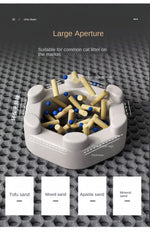 Tapete para Areia de Gato 90x60cm, à Prova d'Água