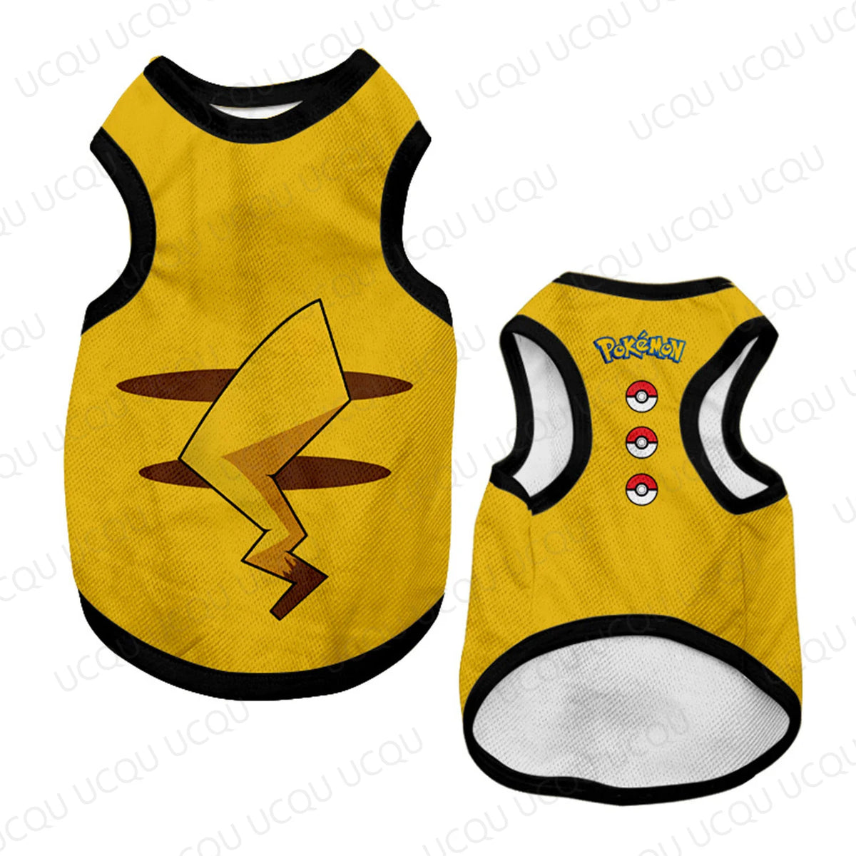 Colete Pokémon para cães e gatos