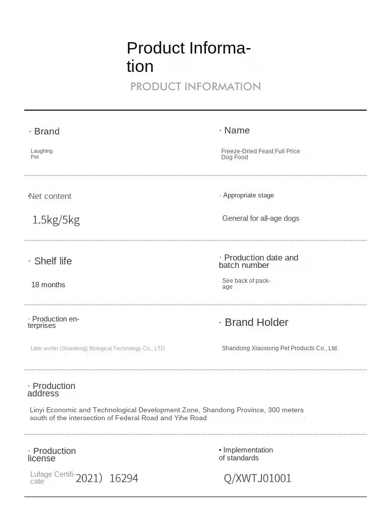 Ração para Cães 1.5kg/ 5kg - Todas as Idades