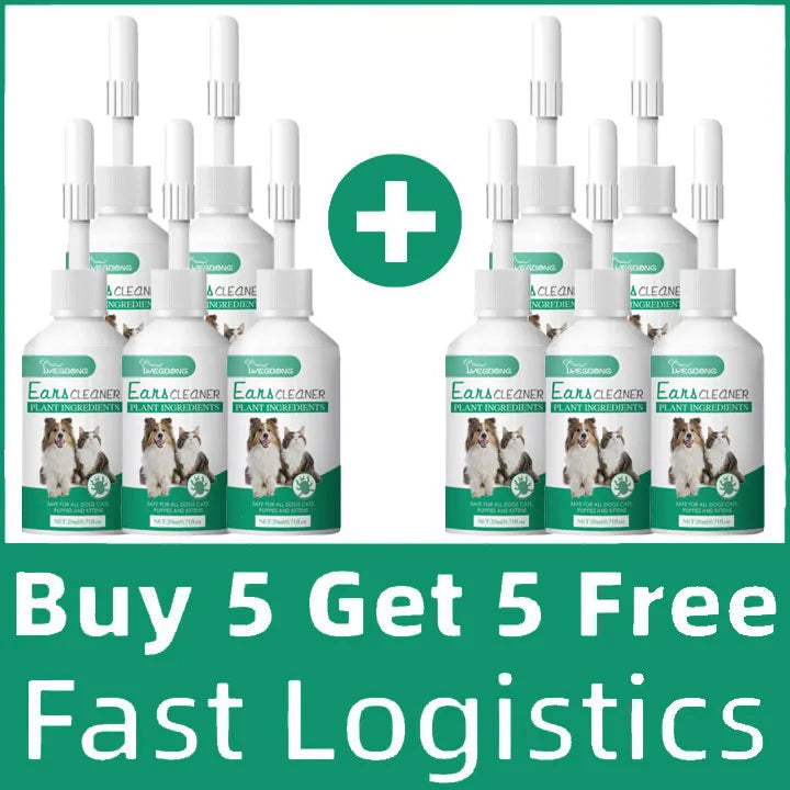 Solução de Limpeza para Ouvidos de Cães e Gatos - 20ml