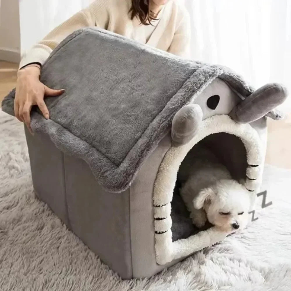 Cama para Gatos e Cães de Todas as Estações