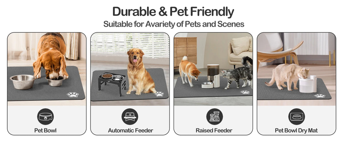 Tapete Absorvente para Alimentação de Pets