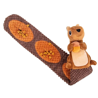 Brinquedo Interativo para Cão em Forma de Esquilo com Som, Quebra-Cabeça para Filhote