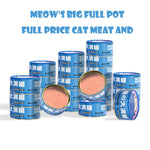 Ração enlatada para gatos/ Petiscos para gatos adultos - Frango e Salmão 85g